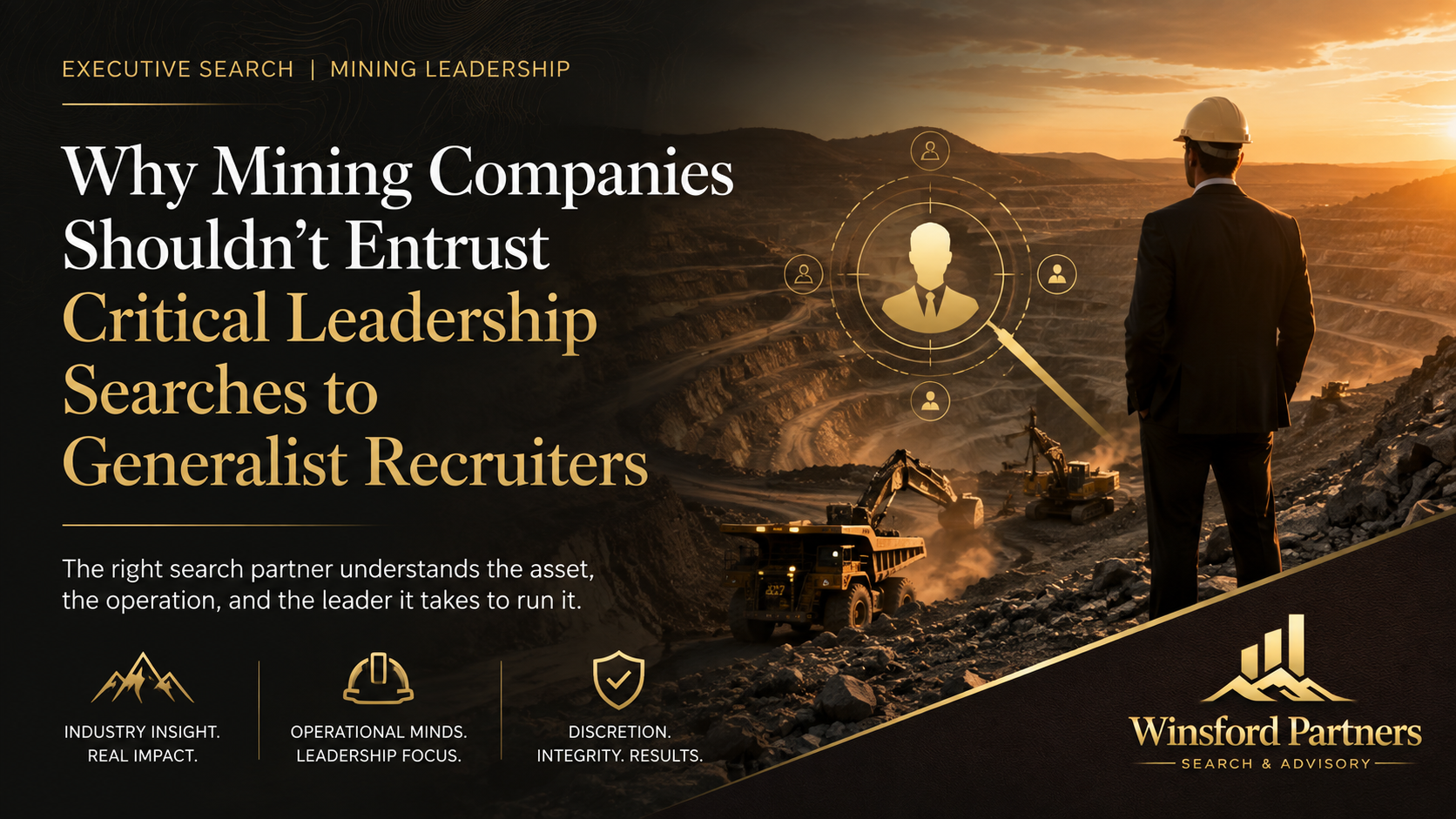 Why Mining Companies Shouldn't Entrust Critical Leadership Searches to Generalist Recruiters